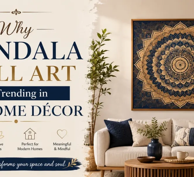 Why Mandala Wall Art Is Trending in UK Home Décor