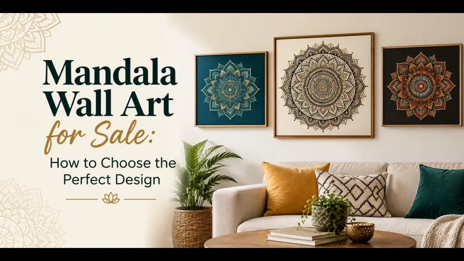 Mandala Wall Art for Sale: How to Choose the Perfect Design